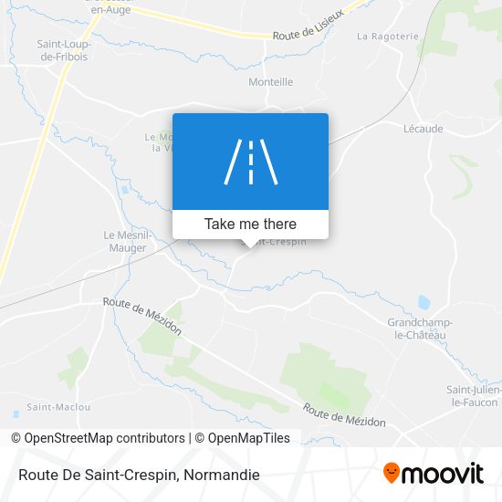 Route De Saint-Crespin map
