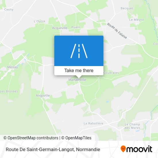 Route De Saint-Germain-Langot map