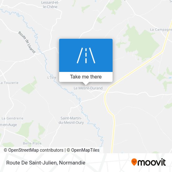 Route De Saint-Julien map