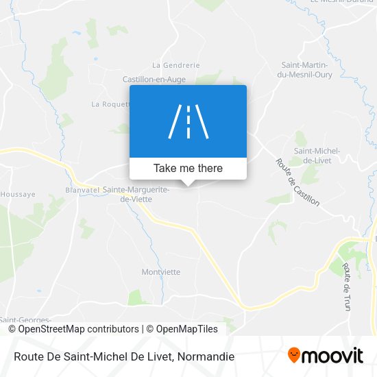Route De Saint-Michel De Livet map