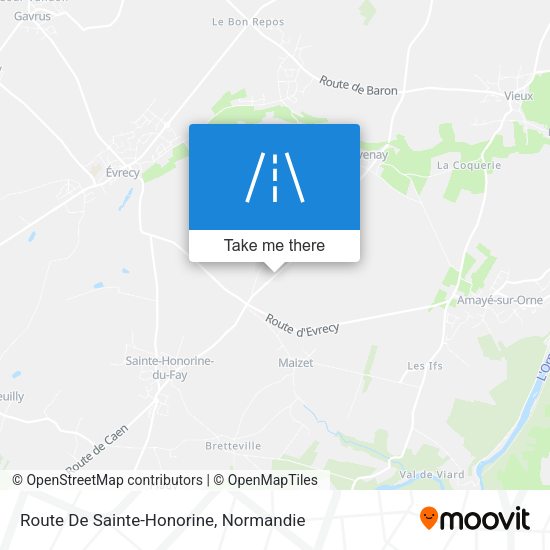 Route De Sainte-Honorine map