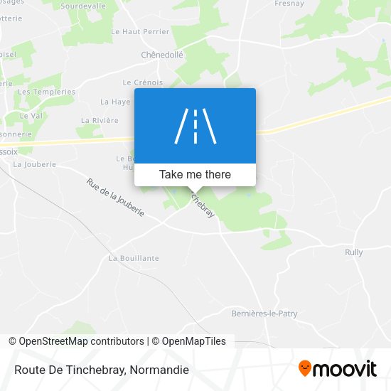 Route De Tinchebray map