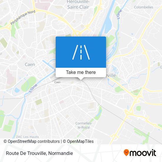 Route De Trouville map