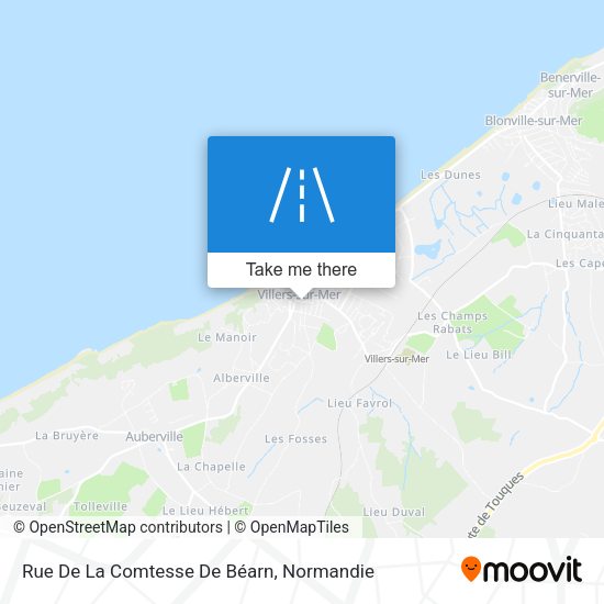 Rue De La Comtesse De Béarn map