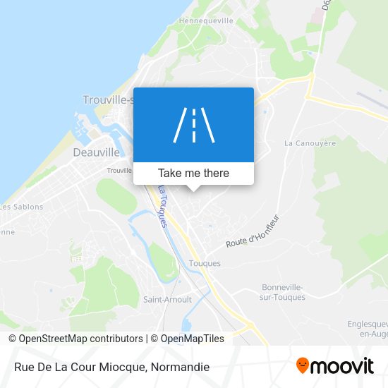Rue De La Cour Miocque map