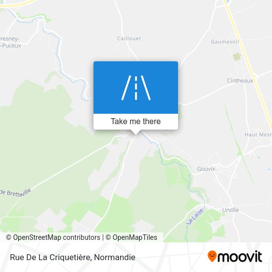 Rue De La Criquetière map