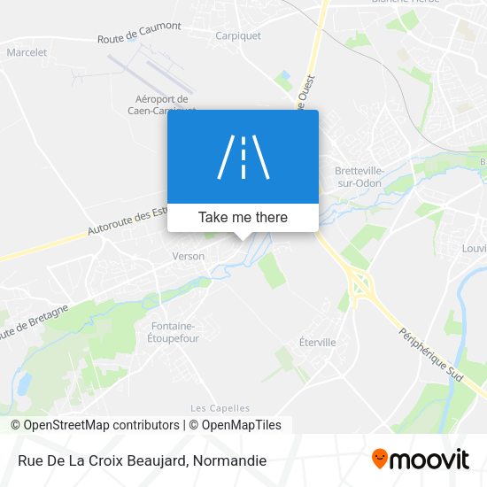 Rue De La Croix Beaujard map