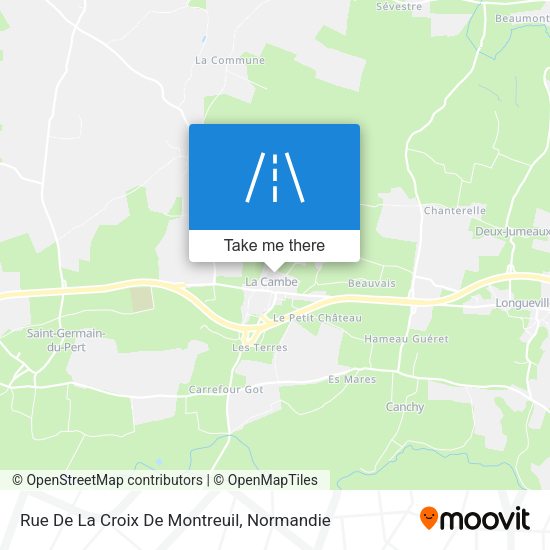 Rue De La Croix De Montreuil map