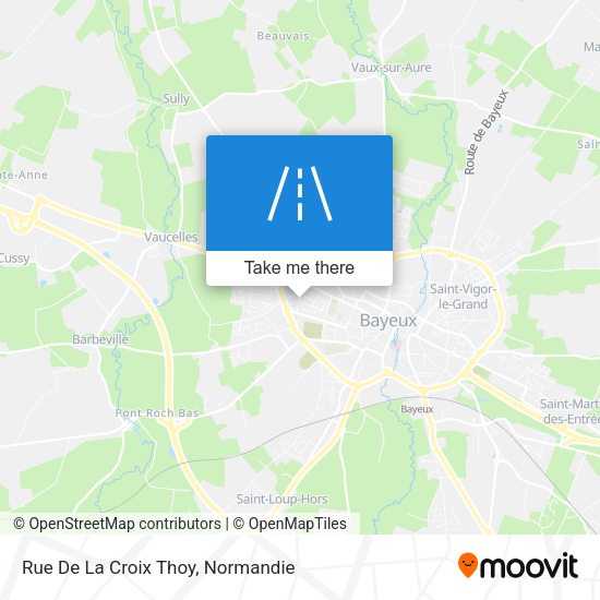 Rue De La Croix Thoy map