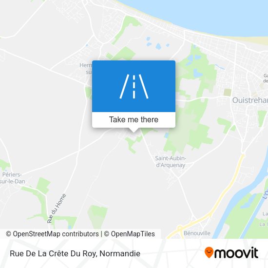 Rue De La Crête Du Roy map