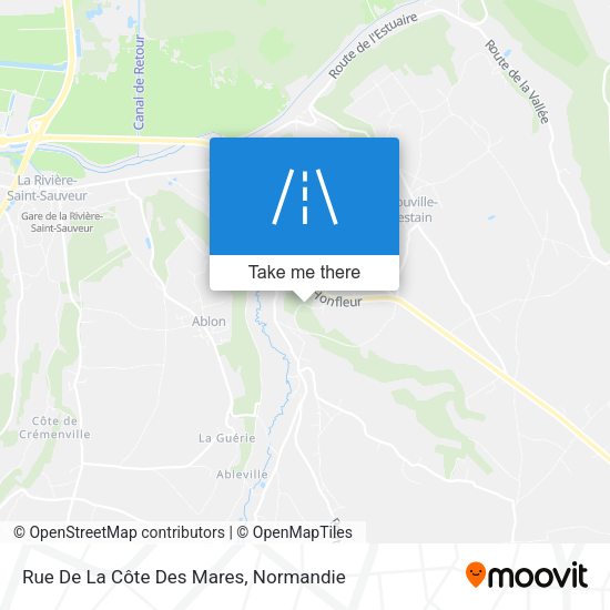 Rue De La Côte Des Mares map