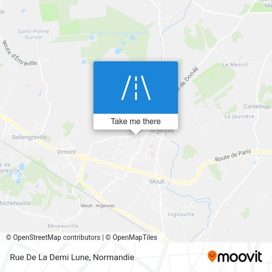 Rue De La Demi Lune map