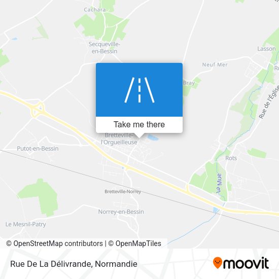 Rue De La Délivrande map