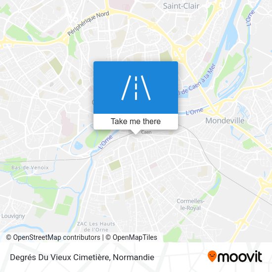 Degrés Du Vieux Cimetière map