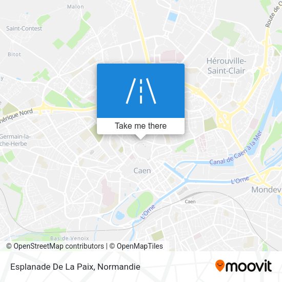 Esplanade De La Paix map