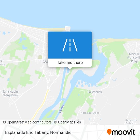 Esplanade Eric Tabarly map