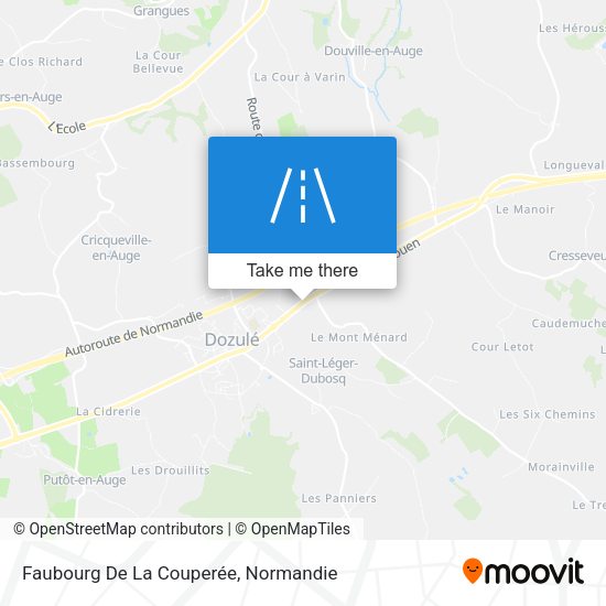 Faubourg De La Couperée map