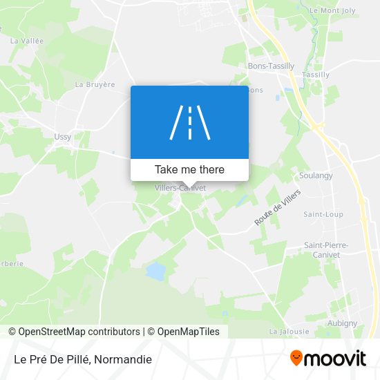 Le Pré De Pillé map