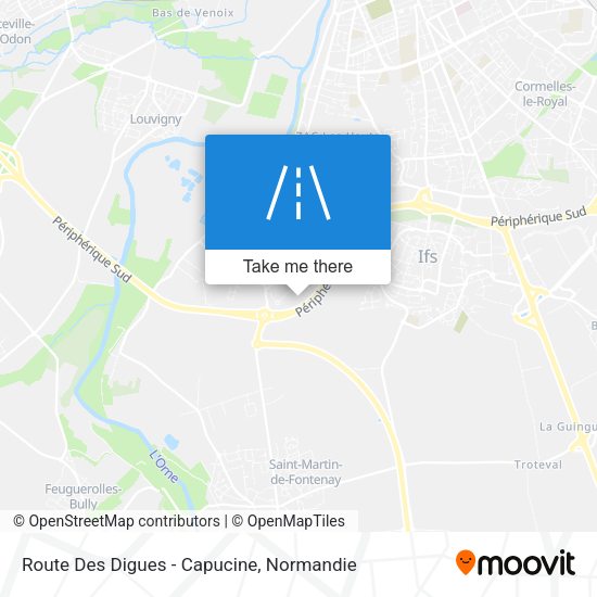 Route Des Digues - Capucine map