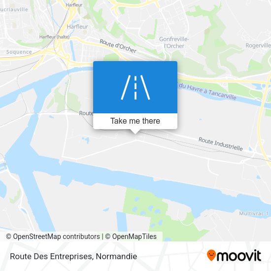 Route Des Entreprises map