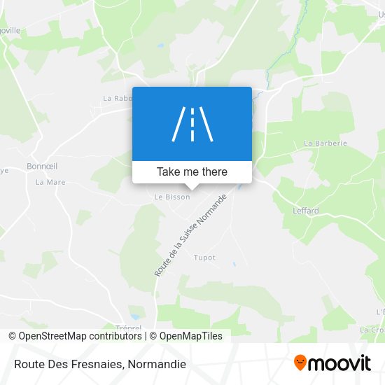 Route Des Fresnaies map