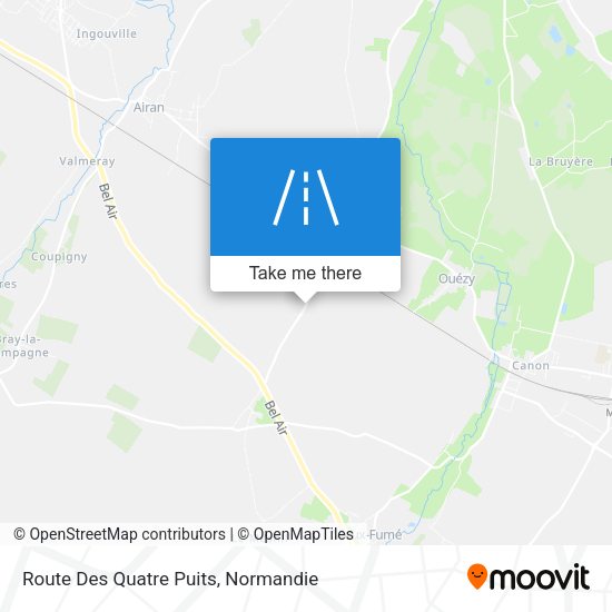Route Des Quatre Puits map