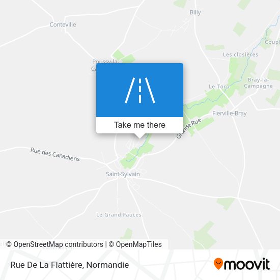 Rue De La Flattière map