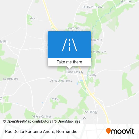 Rue De La Fontaine André map