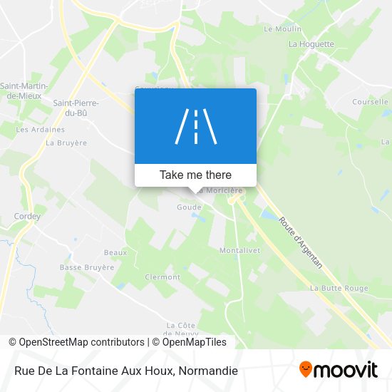 Rue De La Fontaine Aux Houx map