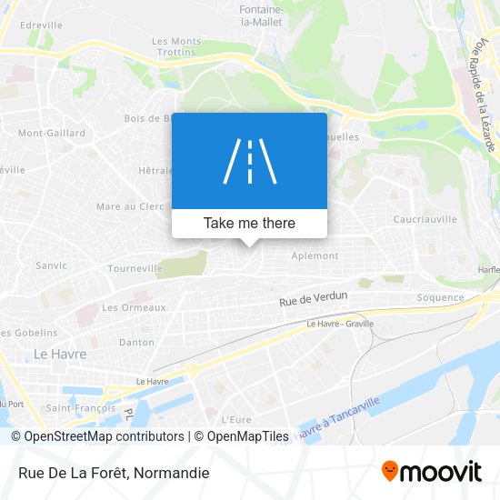 Rue De La Forêt map