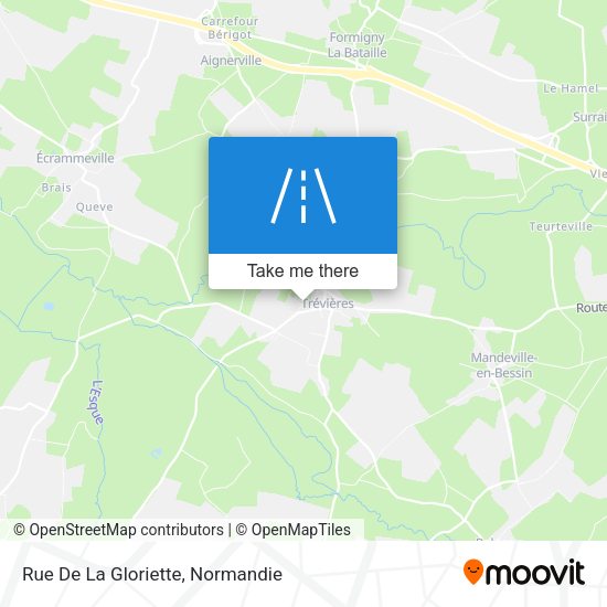 Rue De La Gloriette map