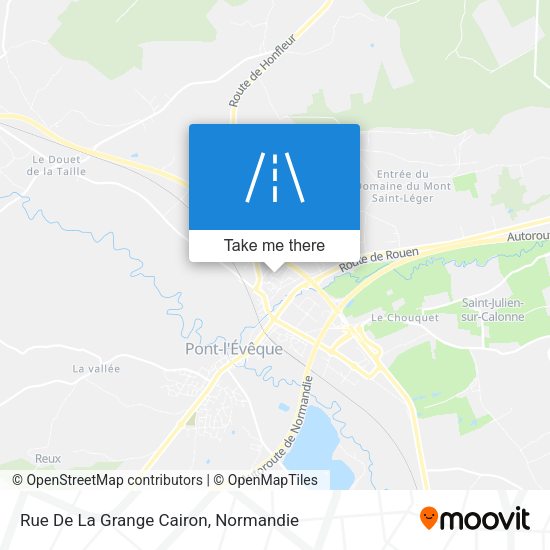 Rue De La Grange Cairon map