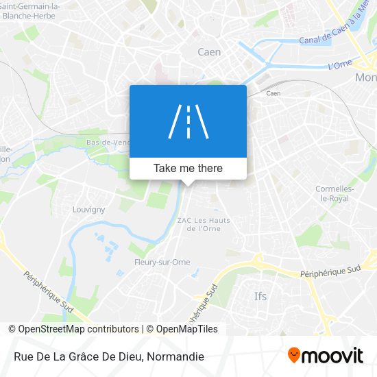 Rue De La Grâce De Dieu map