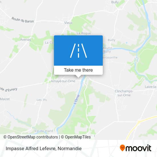 Impasse Alfred Lefevre map