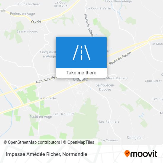Impasse Amédée Richer map
