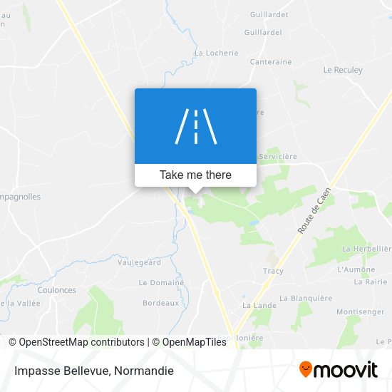 Impasse Bellevue map