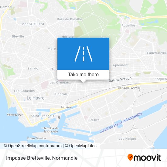 Impasse Bretteville map