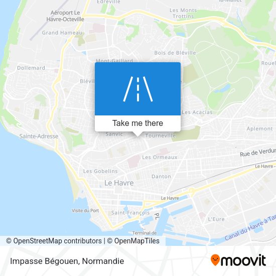 Impasse Bégouen map