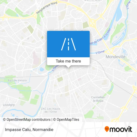 Impasse Calu map