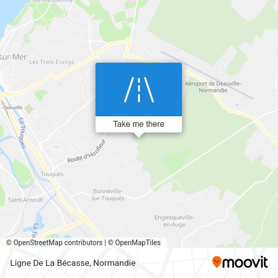 Ligne De La Bécasse map