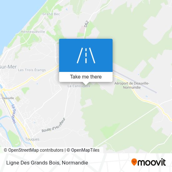 Ligne Des Grands Bois map
