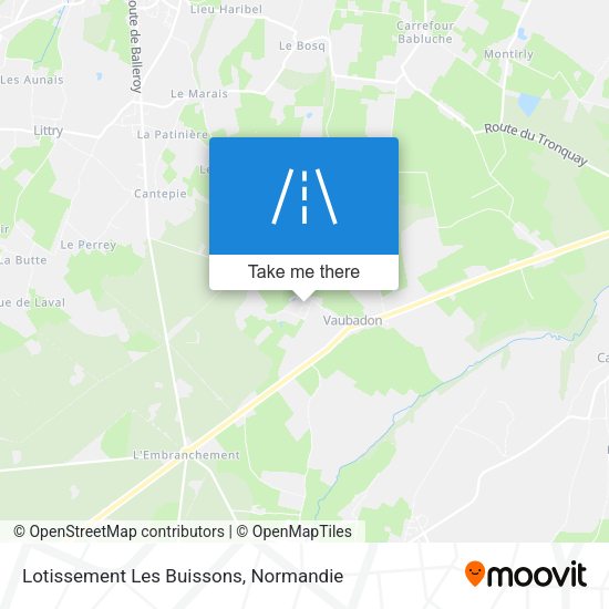Lotissement Les Buissons map