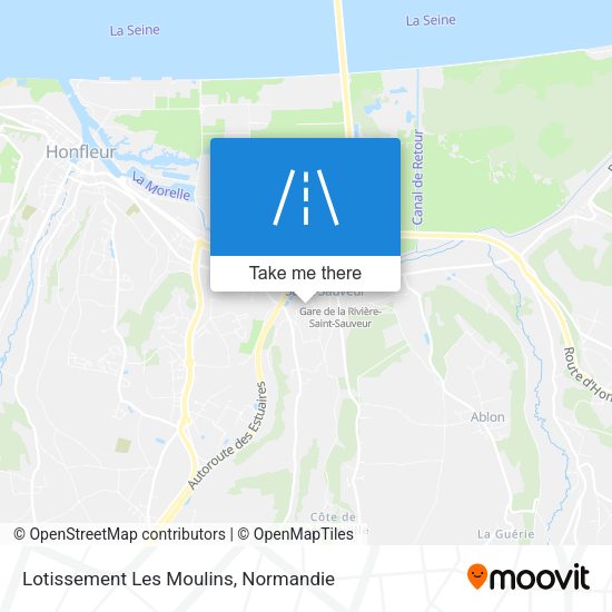 Lotissement Les Moulins map