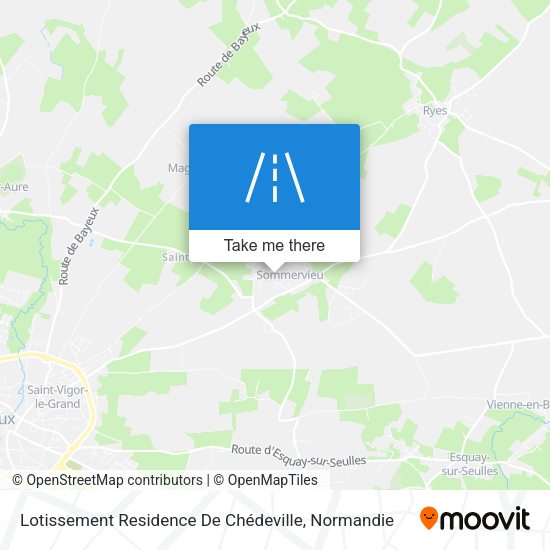 Lotissement Residence De Chédeville map