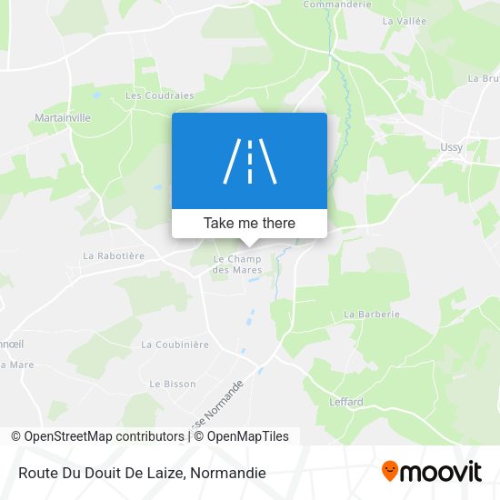 Route Du Douit De Laize map
