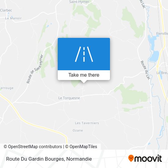 Route Du Gardin Bourges map