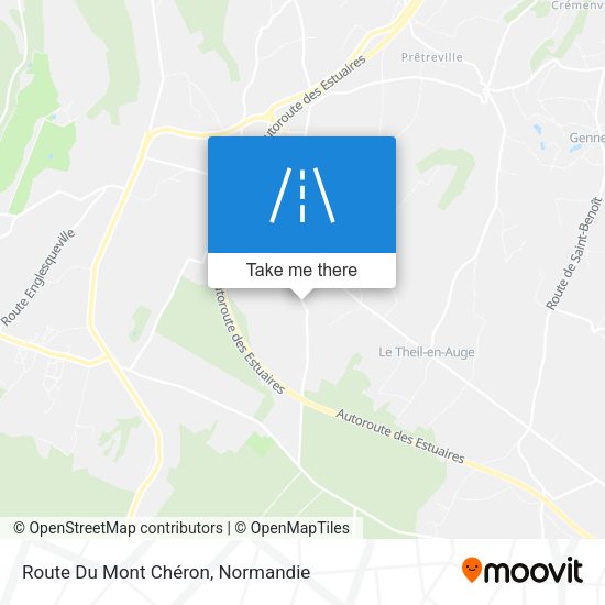 Route Du Mont Chéron map