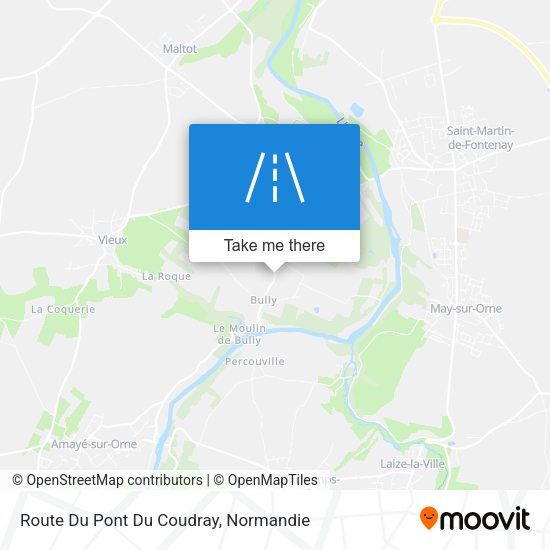 Route Du Pont Du Coudray map