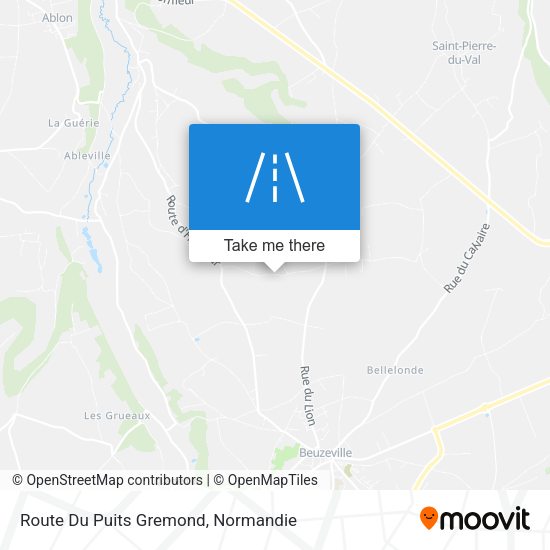 Route Du Puits Gremond map