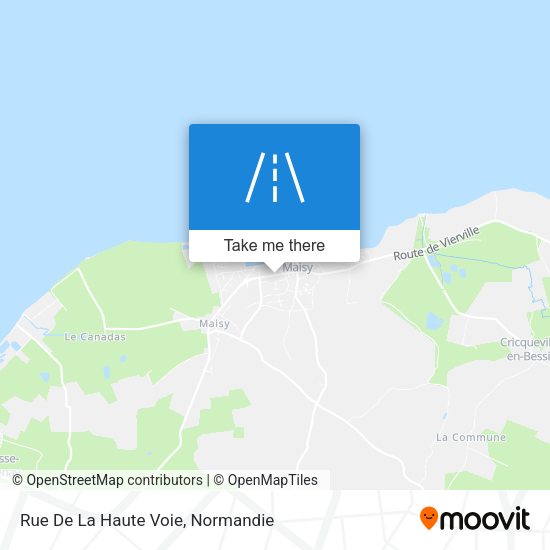Rue De La Haute Voie map